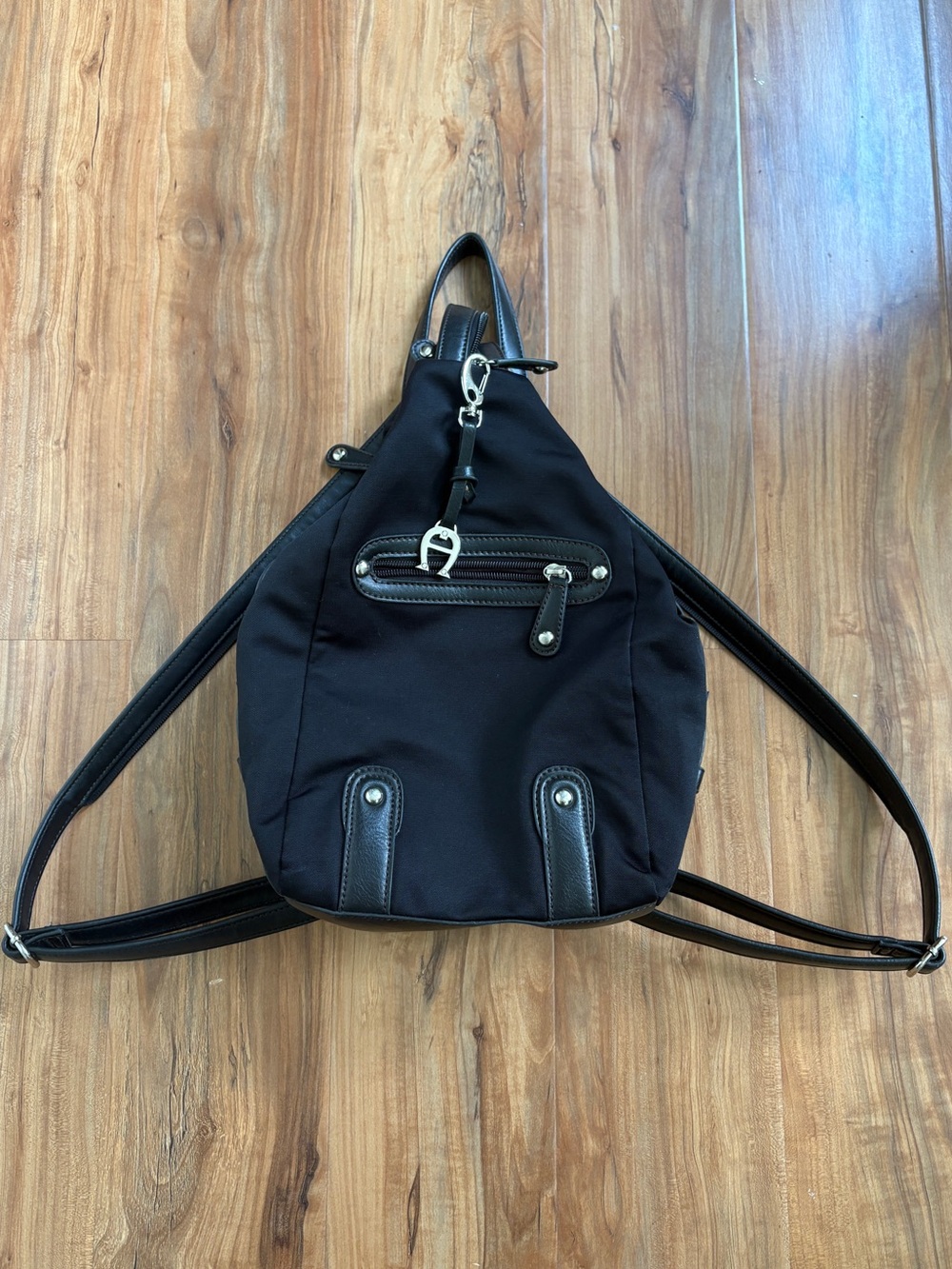 VTG RARE Etienne Aigner Convertible Nylon Backpack